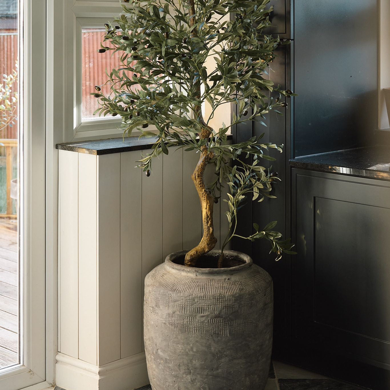 Large Faux Olive Tree