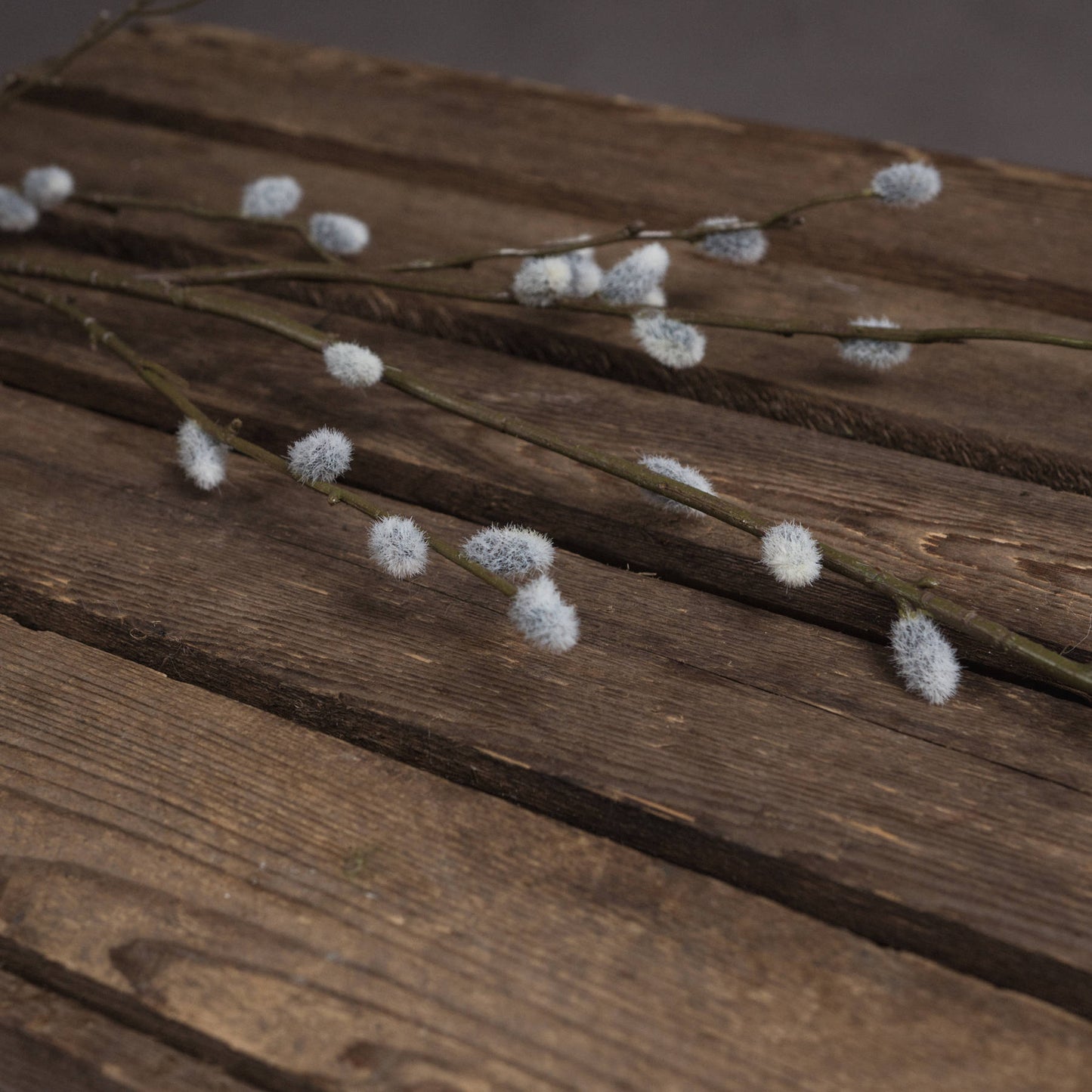 Artificial Pussy Willow Stem