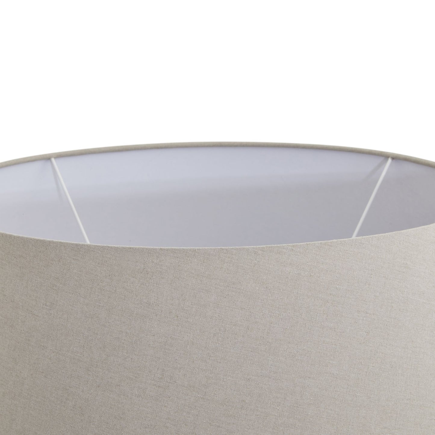 Aged Stone Tall Table Lamp With Linen Shade