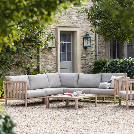 Porthallow Corner Sofa Set Natural