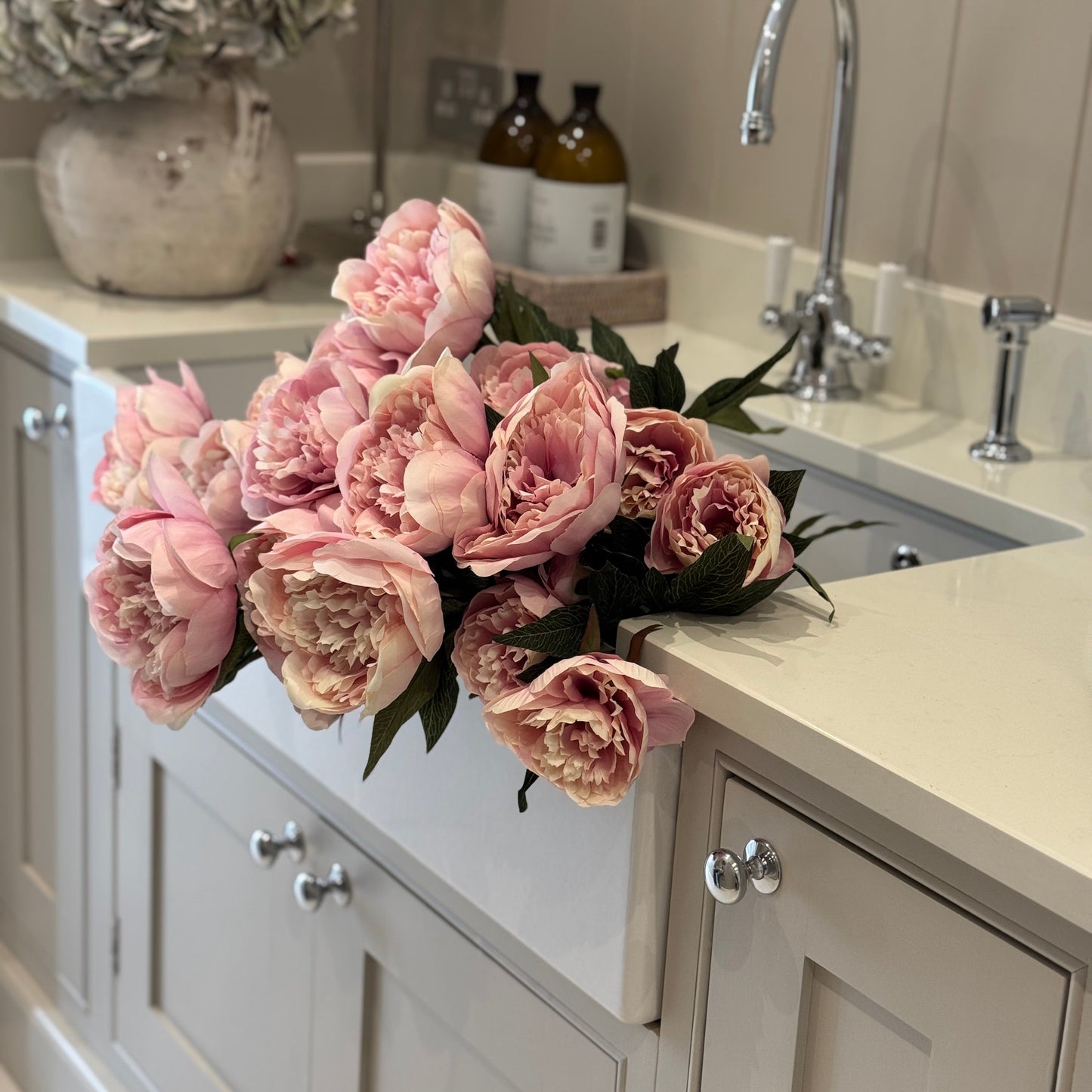 Pink Peony Stem