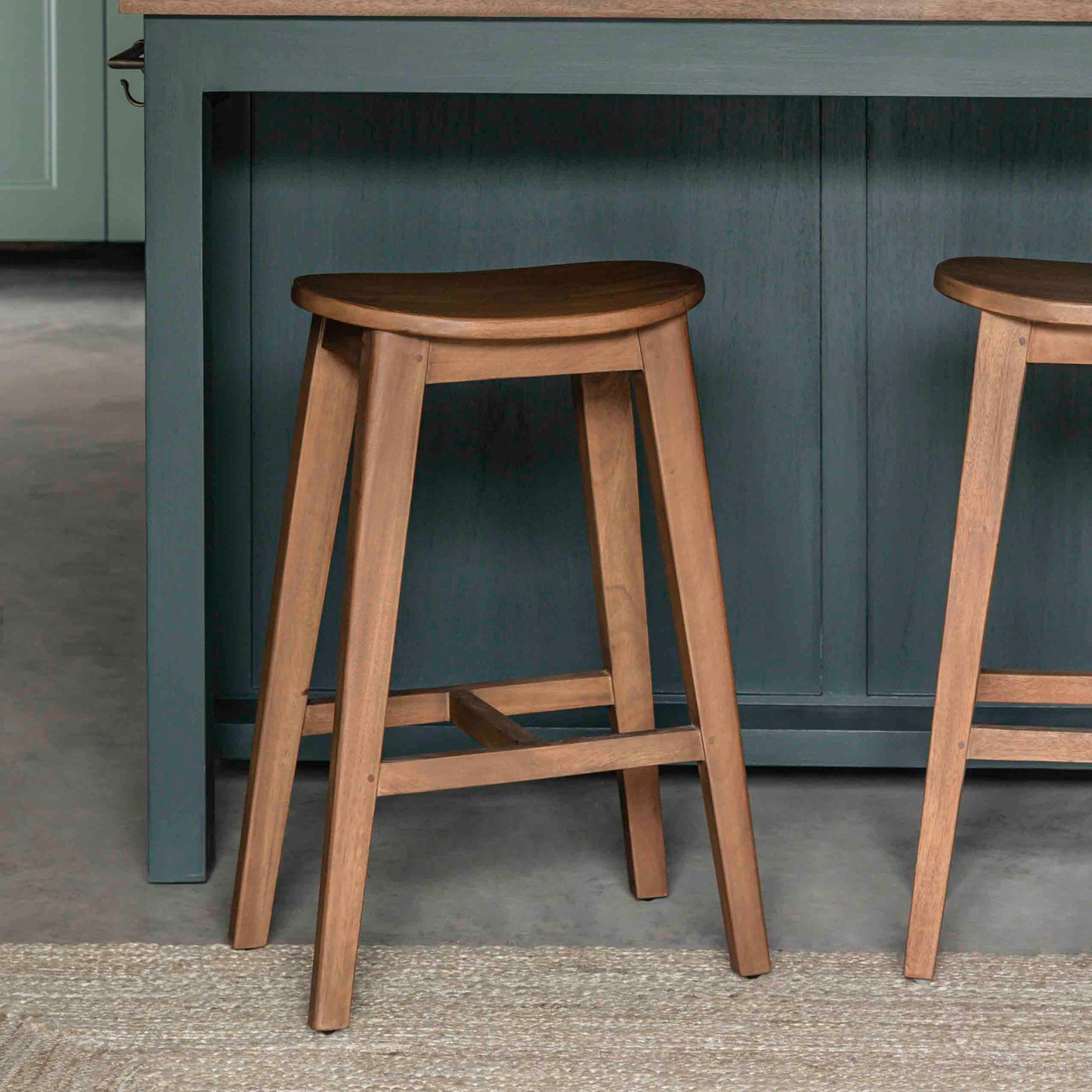 Natural Wood Bar Stool