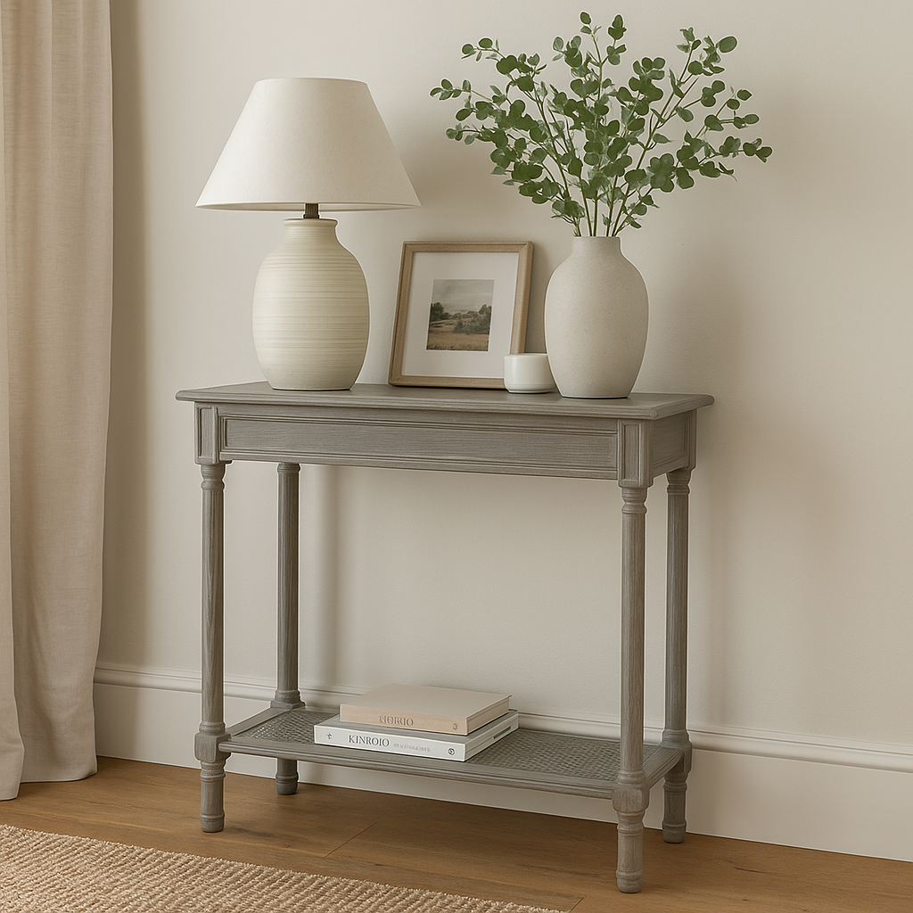 The Serene Rattan Collection Console Table