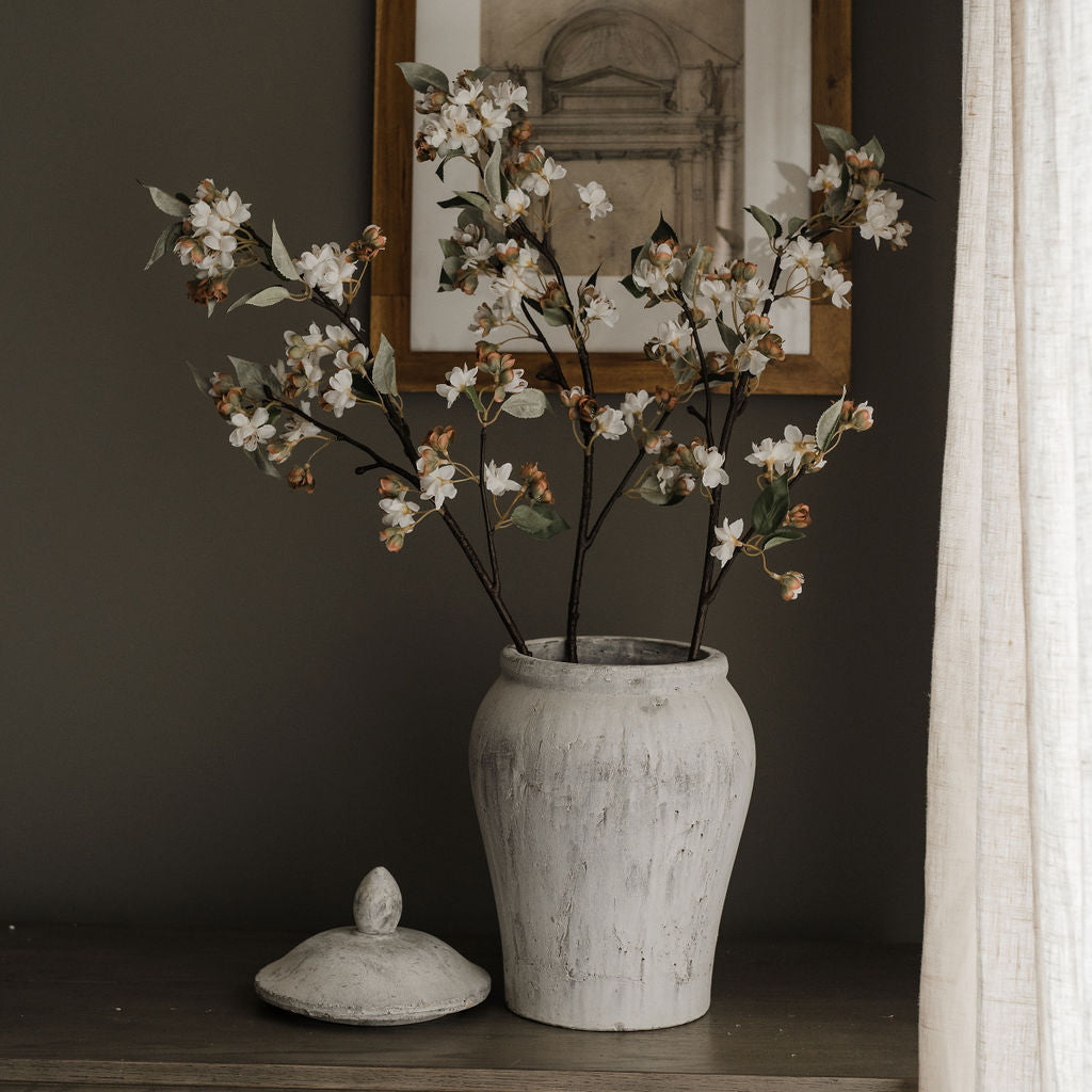 Bloomville Large Stone Ginger Jar