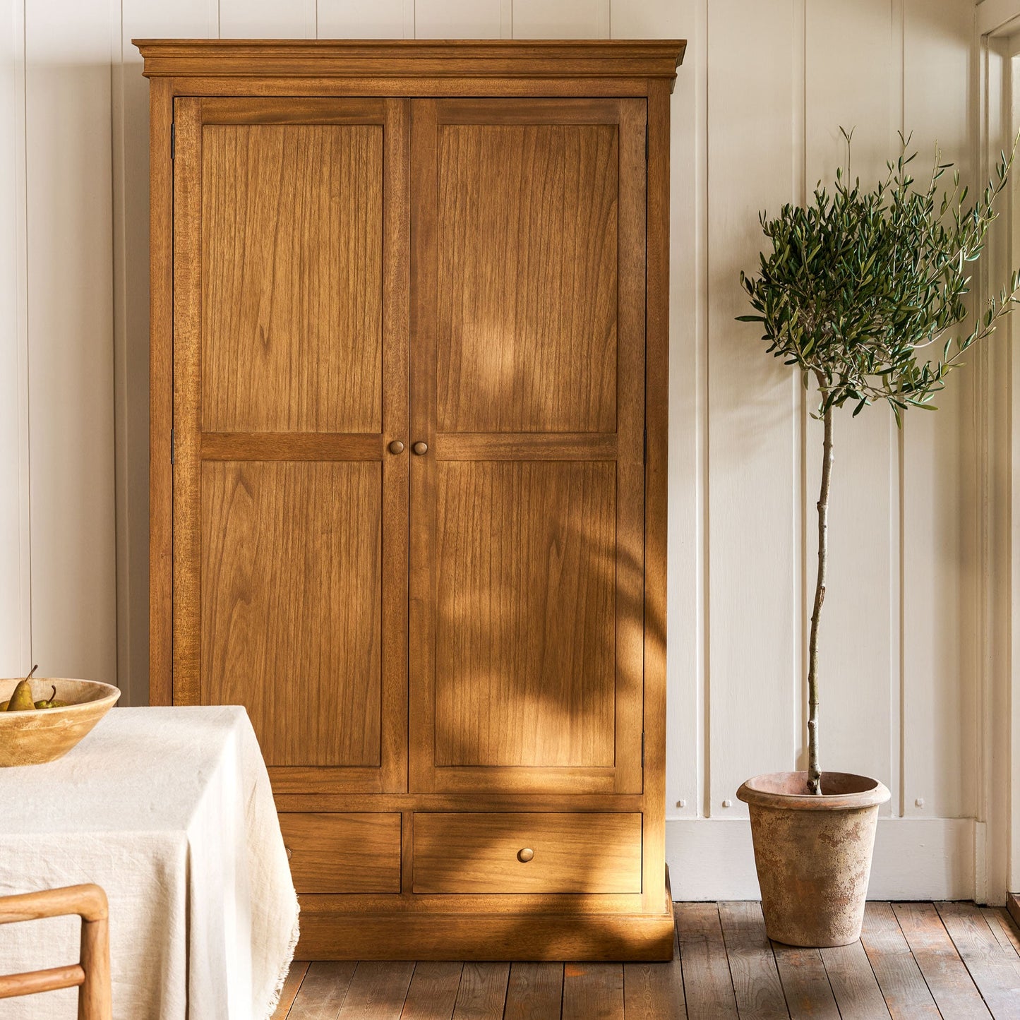 Natural Wooden Pantry