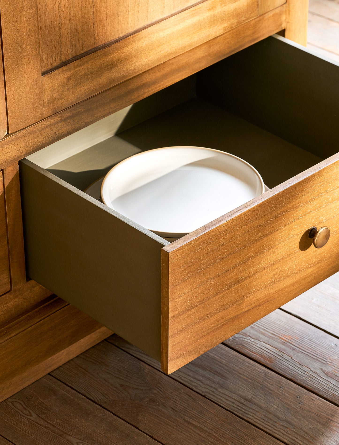 Natural Wooden Pantry