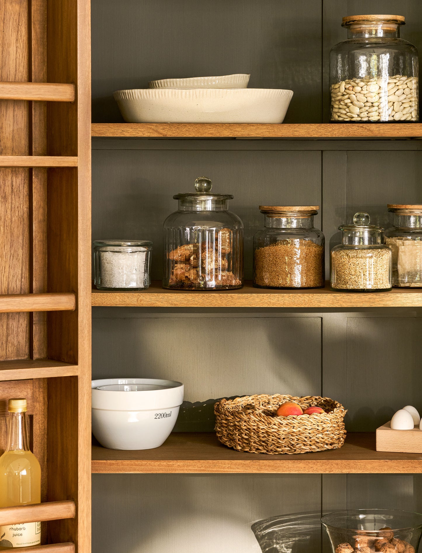 Natural Wooden Pantry