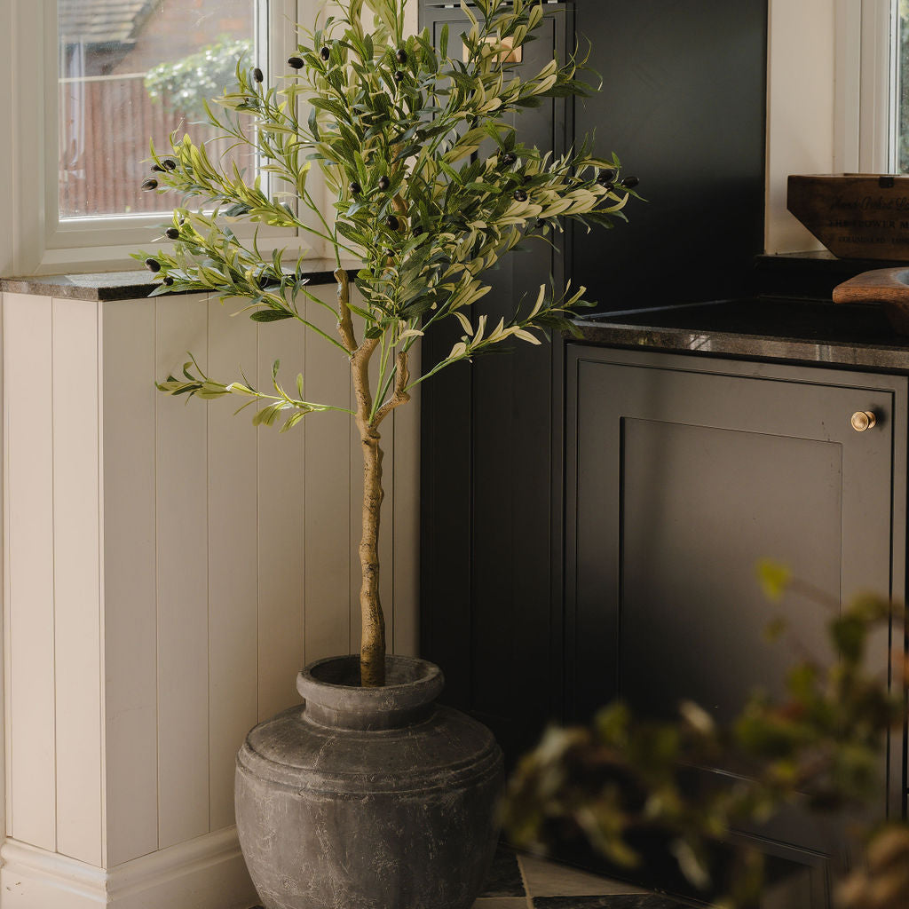 Athena Rustic Grey Roman Style Water Pot