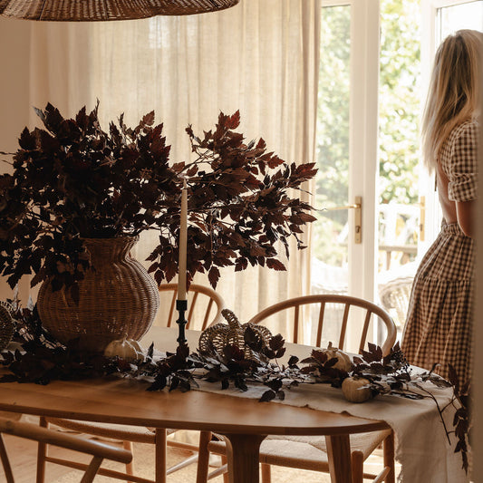 Luxury Burgundy Cimcifuga Autumn Branch