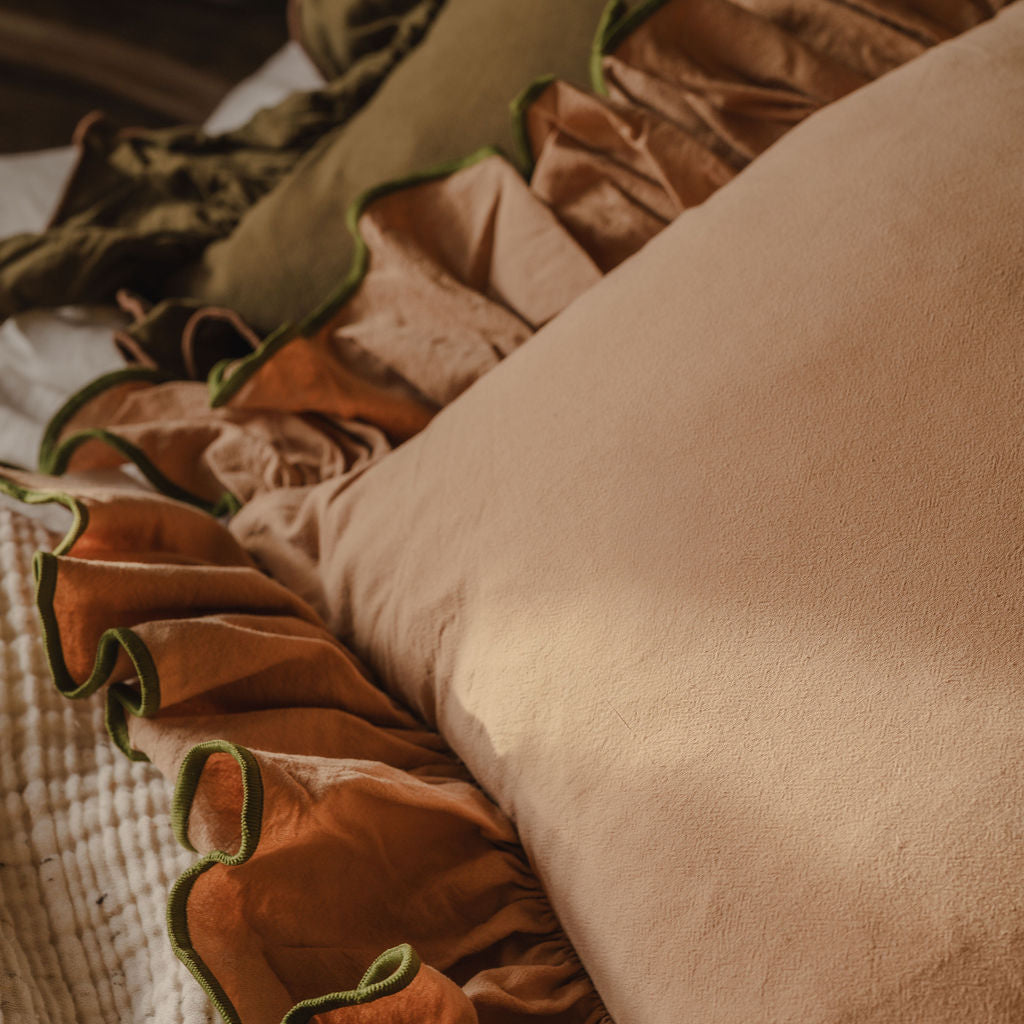 Large Ruffle Cushion Cover