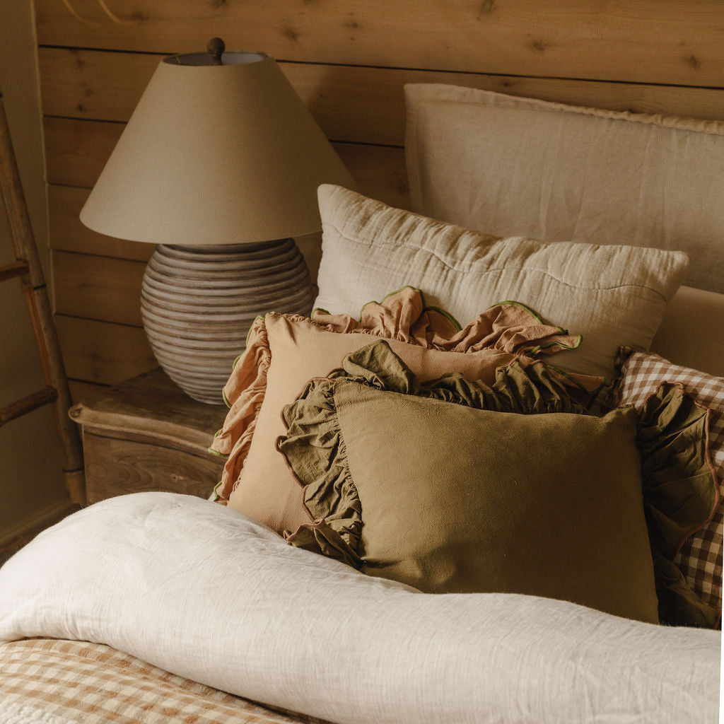 Large Ruffle Cushion Cover