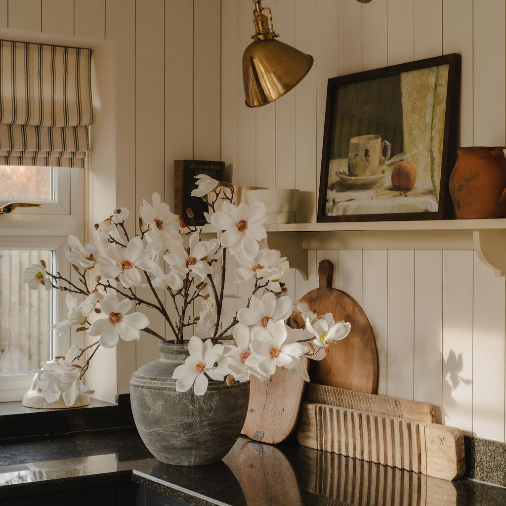 Artificial White Magnolia