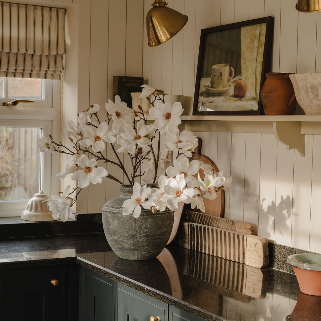 Artificial White Magnolia