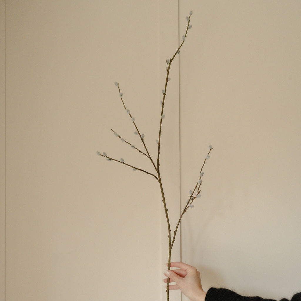 Artificial Pussy Willow Stem