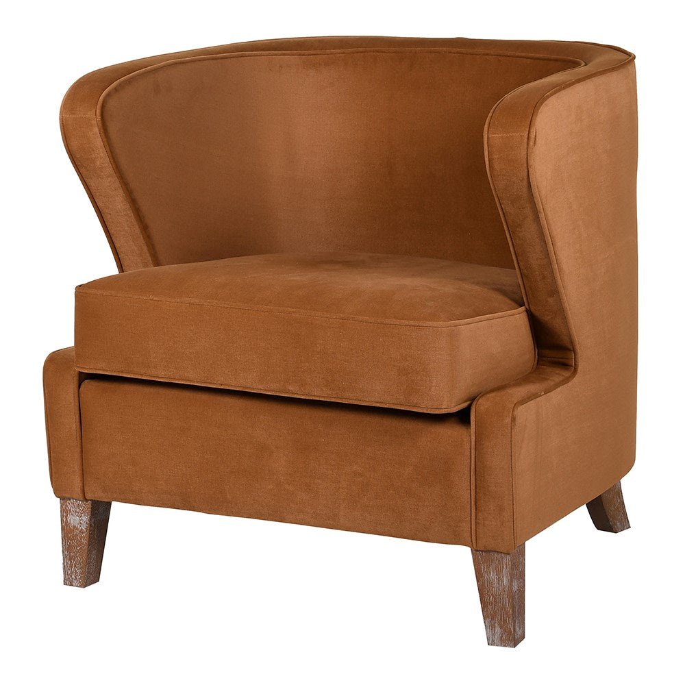 Tub Chair | Caramel Velour