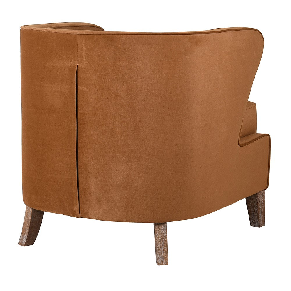 Tub Chair | Caramel Velour