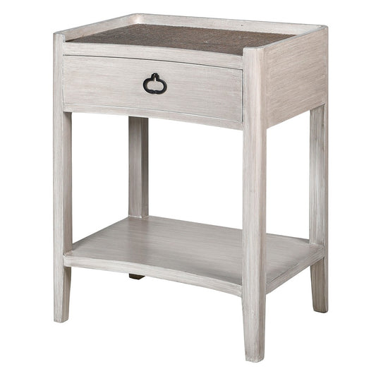 Nordic Gustavian Single Drawer Bedside