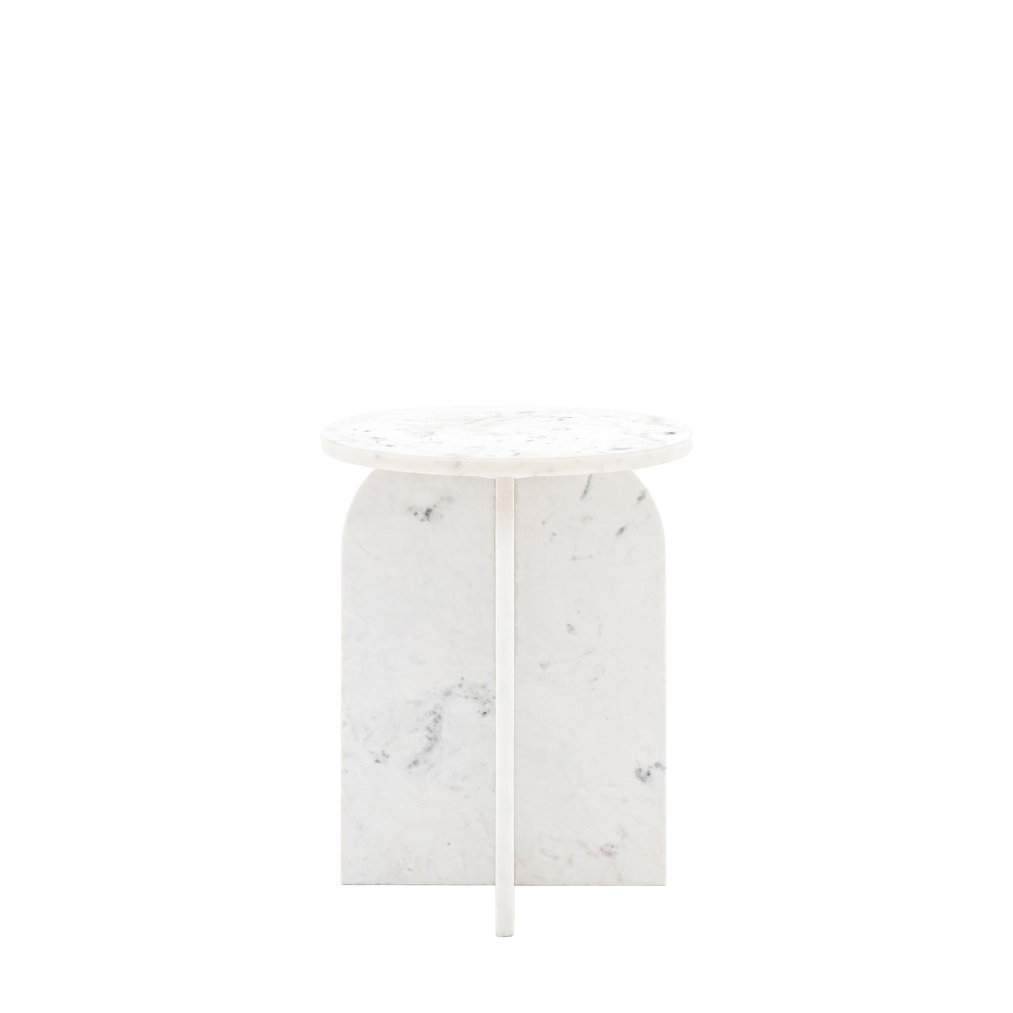 Amalfi White Side Table