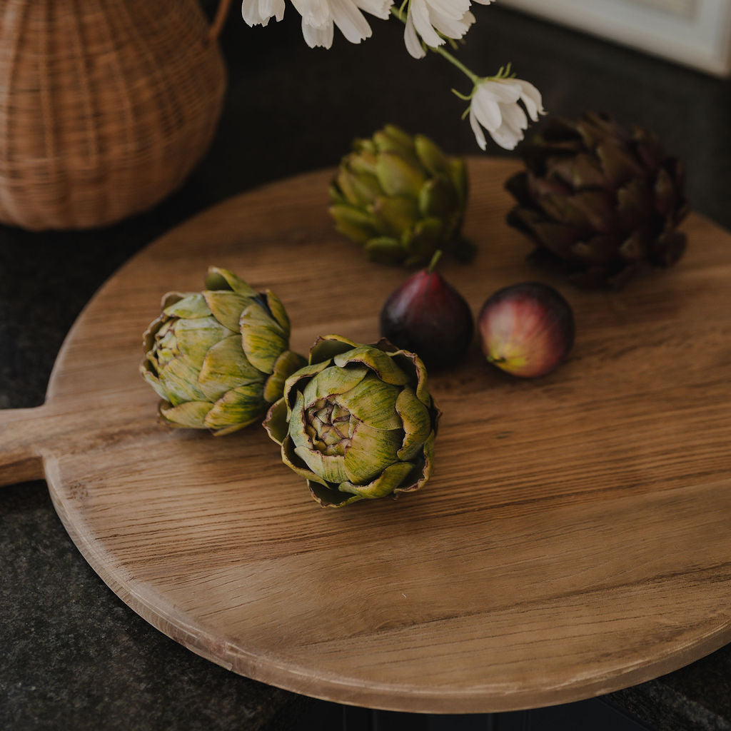 Round Recycled Elm Board