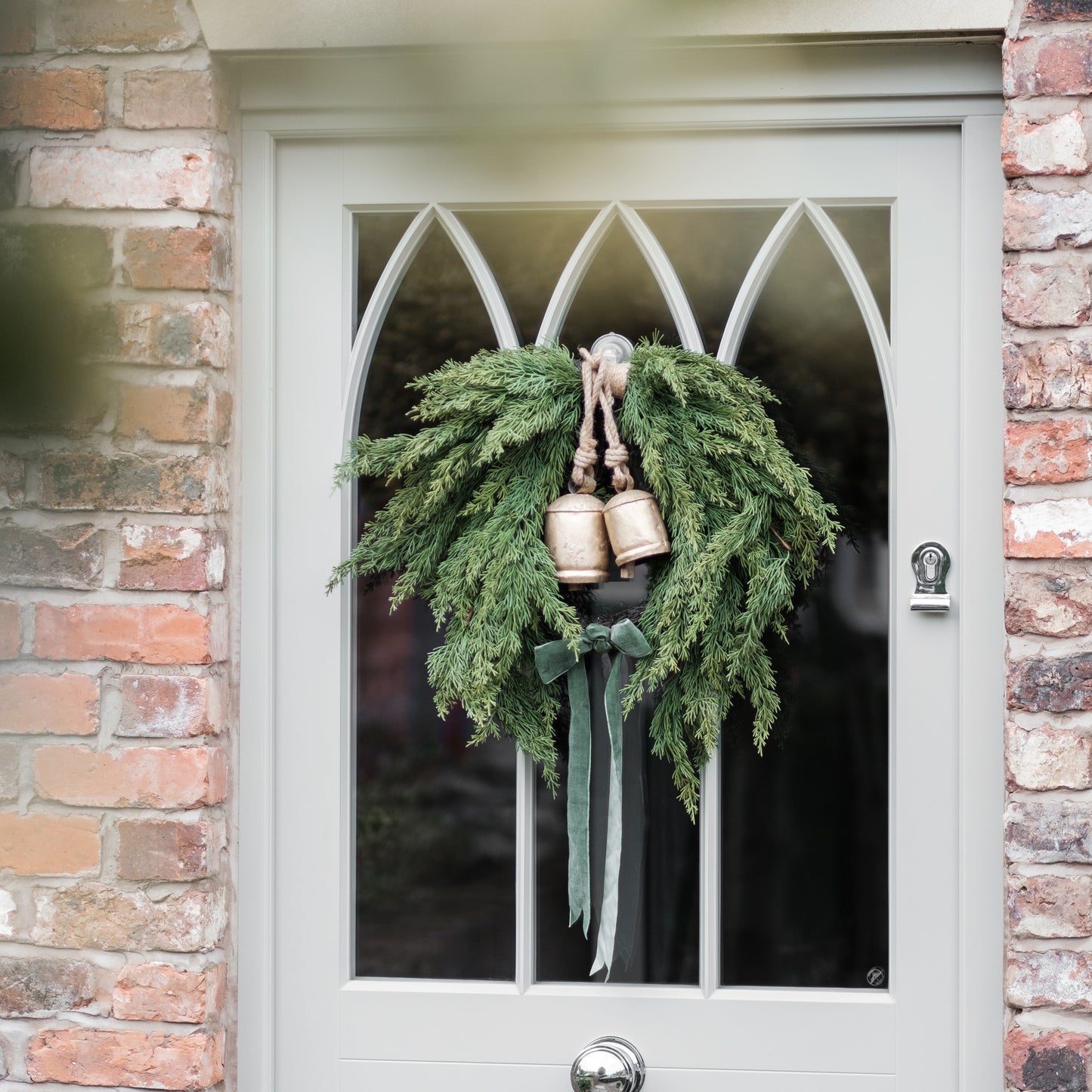 Real Touch Cedar Cypress Heart Shaped Rope Wreath