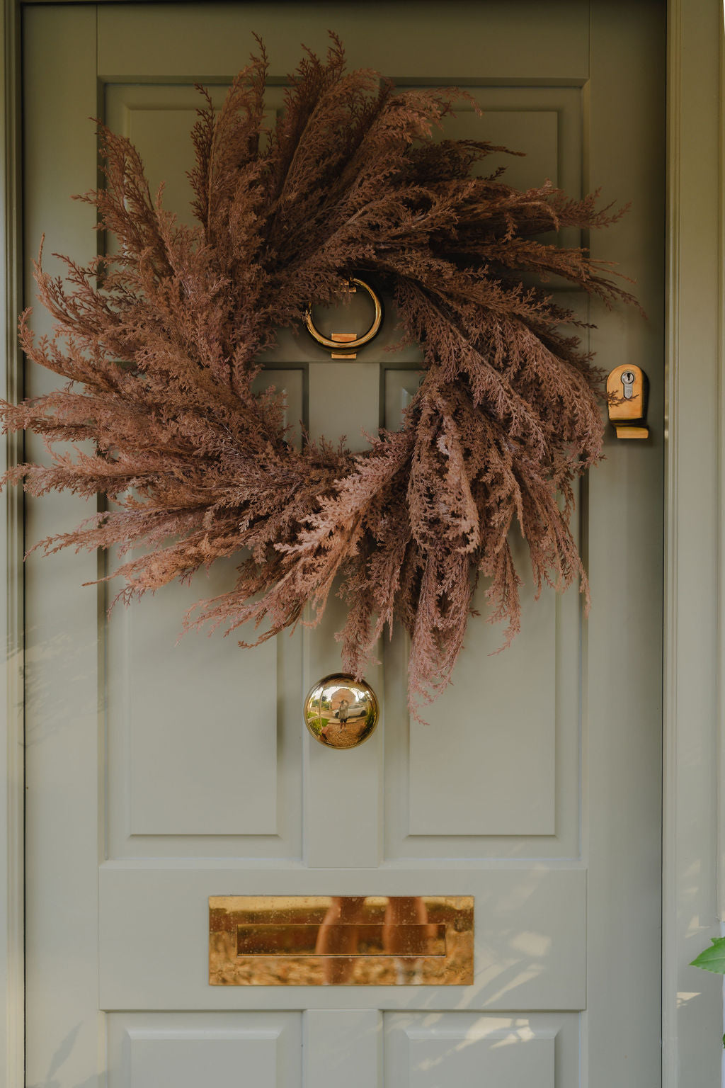 Faux Winter Wreath