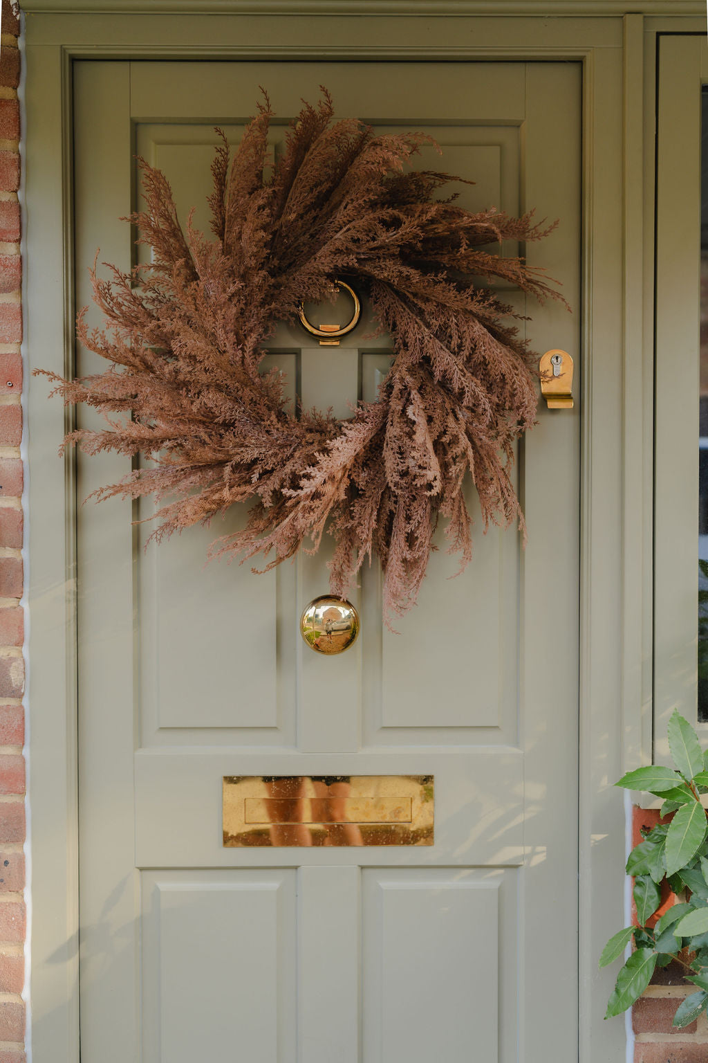 Faux Winter Wreath