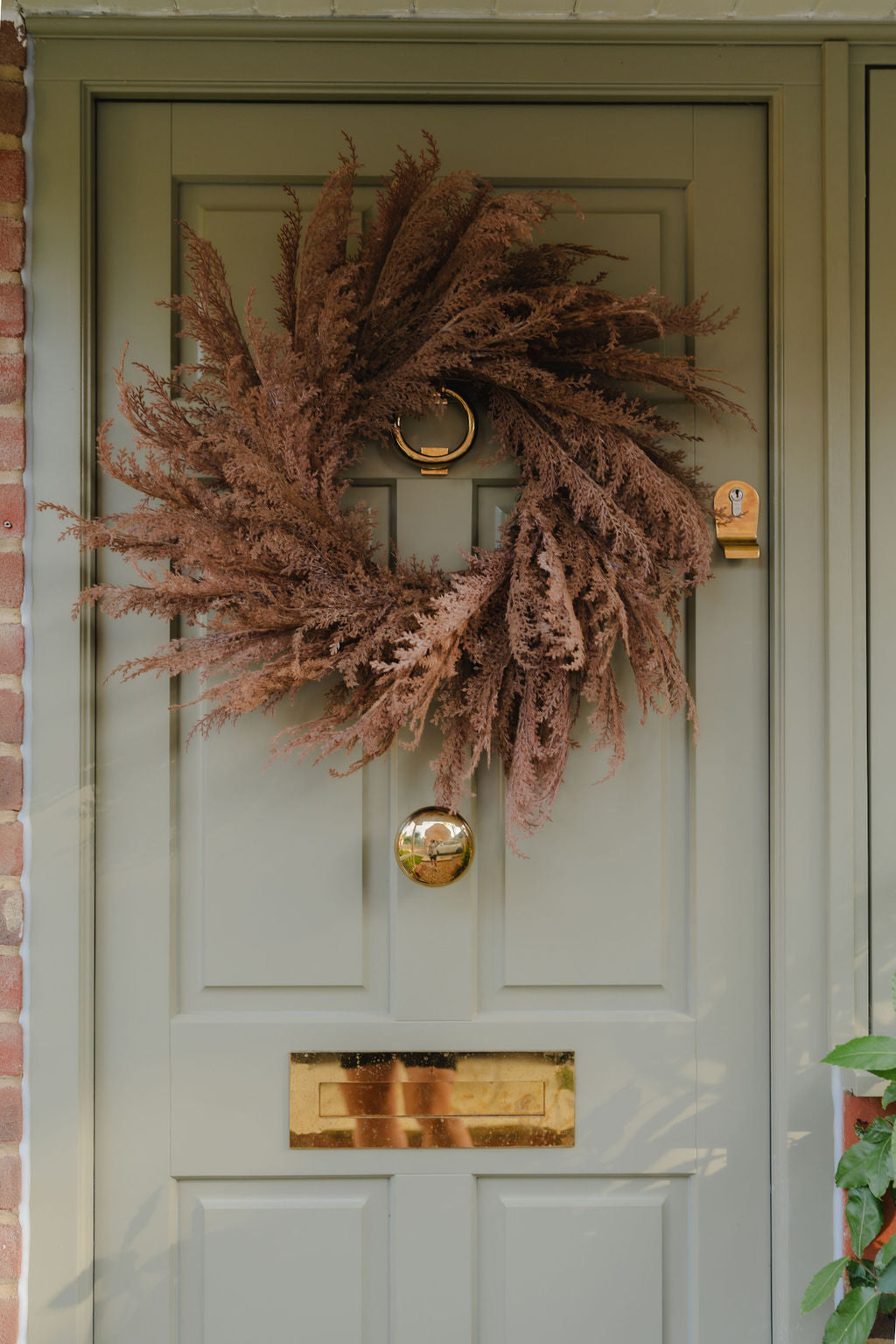 Faux Winter Wreath