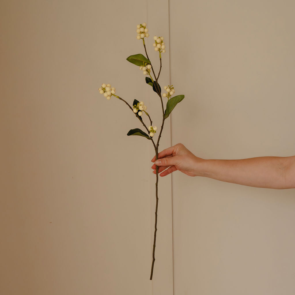 Cream Snowberry Spray