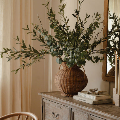 Woven Wicker Vase Large