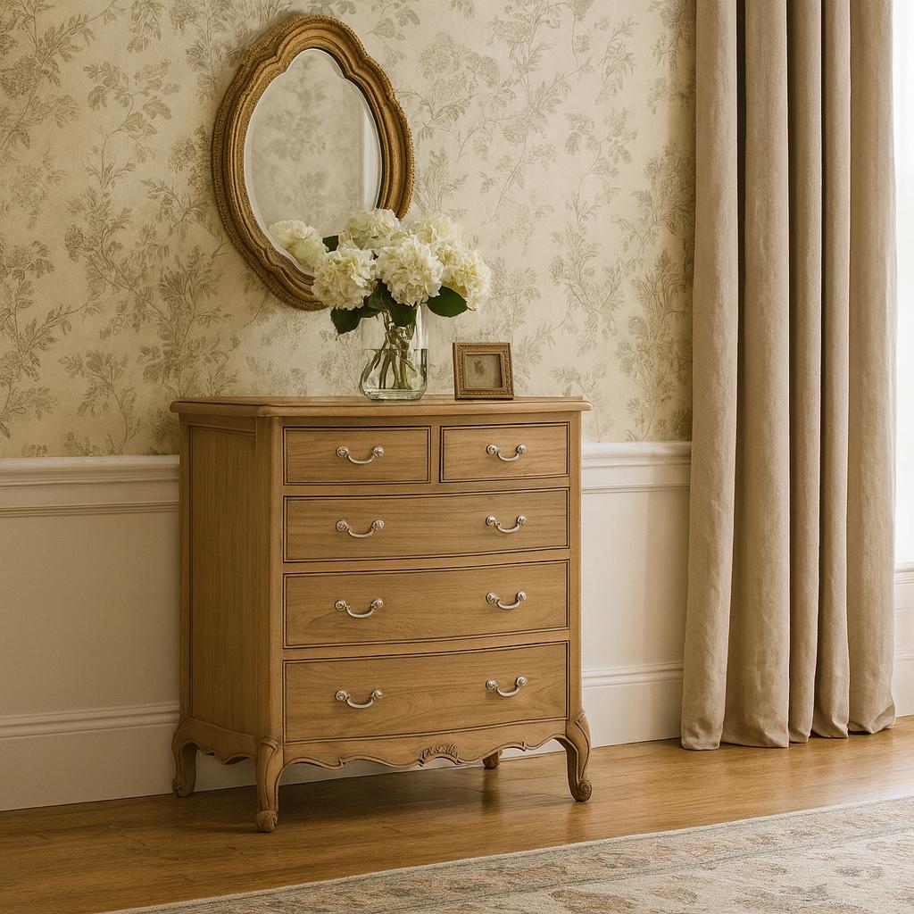 Chic 5 Drawer Chest