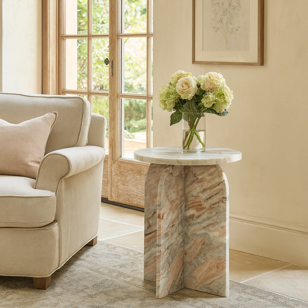 Amalfi Natural Side Table